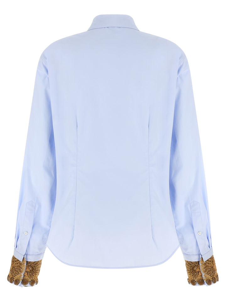 Dries Van Noten  Chloris Shirt and Blouse - Light Blue | bdfcc03e8fa25e16a4041fe2b62127f2c0a7d821