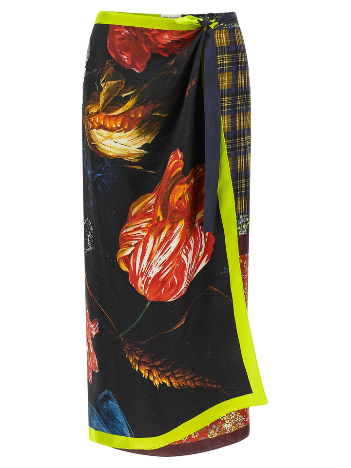Dries Van Noten  Wrap Sarong Skirt Skirts - Multicolor | acadb1c858df05476694184cc266cf7fb880e9f8