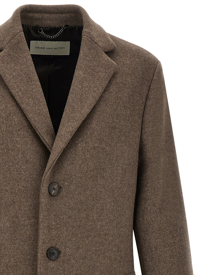 Dries Van Noten  Rustic Coats and Trench Coats - Brown | 45e0080333c665fca0a60605f25d398dfbb799bf