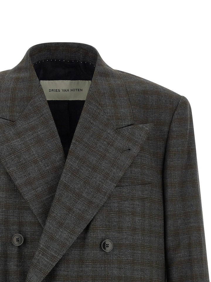 Dries Van Noten  Bosier Blazer - Gray | c5768665993cb925e5623466a55b9070e81c3c08