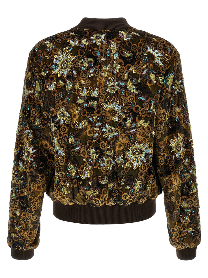 Dries Van Noten  Valtor Puffer Jackets - Brown | 646b49243879295f108b8d4fc272fedd93853a1b