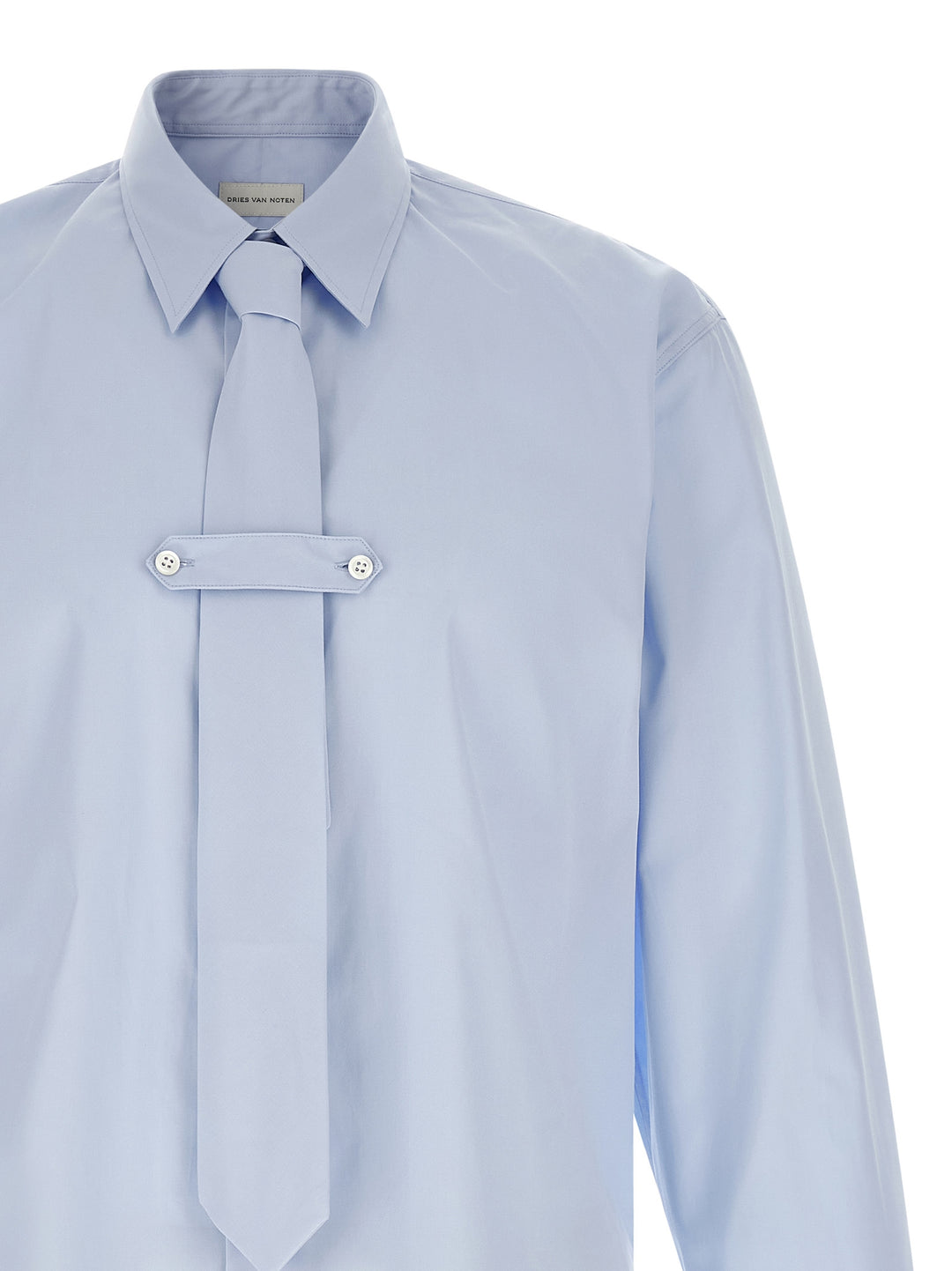 Dries Van Noten  Cilian Shirt and Blouse - Light Blue | 592364cd9ca1596eddb2a70801612278adac61f3