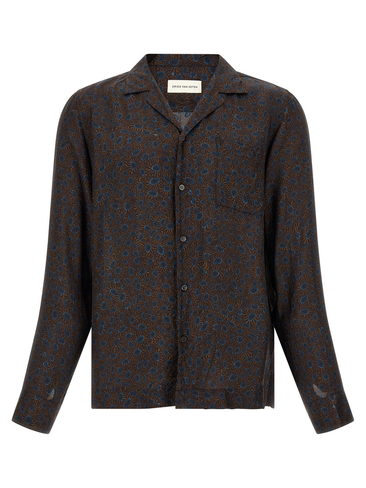 Dries Van Noten  Carlty Shirt and Blouse - Brown | 2d7bcfbdeaa23c39f33b21f91f4a6f0ac234f038