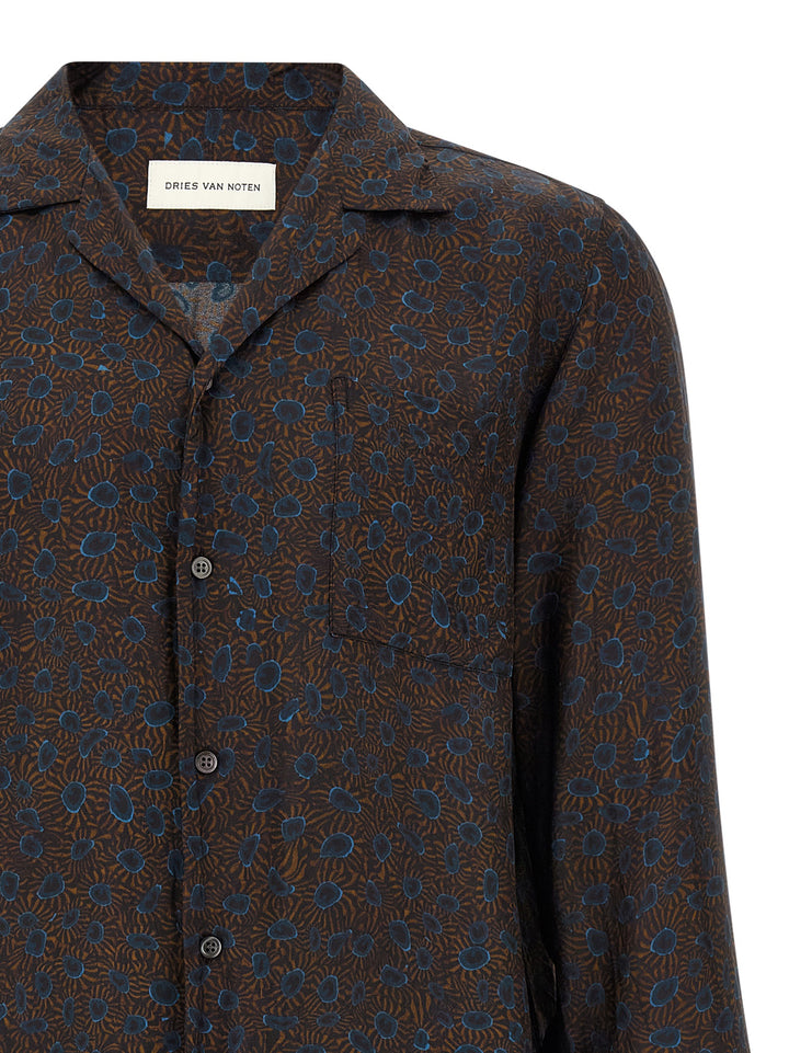 Dries Van Noten  Carlty Shirt and Blouse - Brown | d400dbad05415be98f65fa69a81a5bb15040a078
