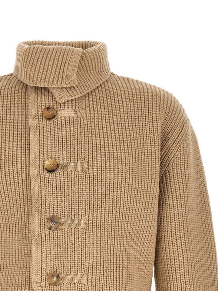 Dries Van Noten  Marino Sweaters and Cardigans - Beige | 05d1a49909e4013739909a50685f9c93e9ccc925