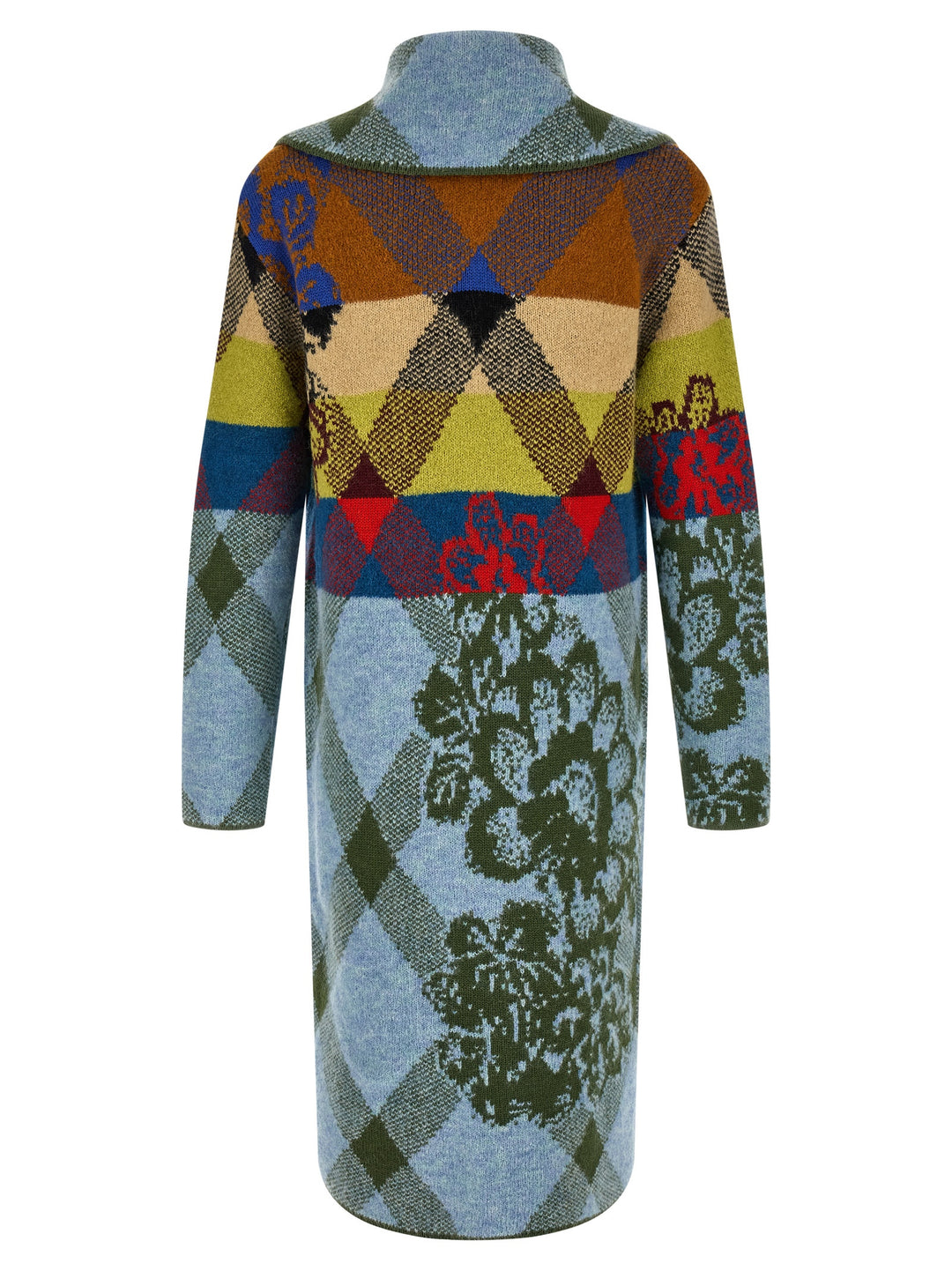 Dries Van Noten  Patchwork Intarsia Cardigan Sweaters and Cardigans - Multicolor | 59d45e217f6835039067fdcd214c116cdc2846d3