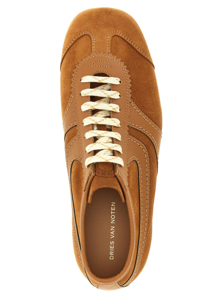 Dries Van Noten  Suede Sneakers - Beige | 0c60e7aa59e74036ab819158f8c5050363707620