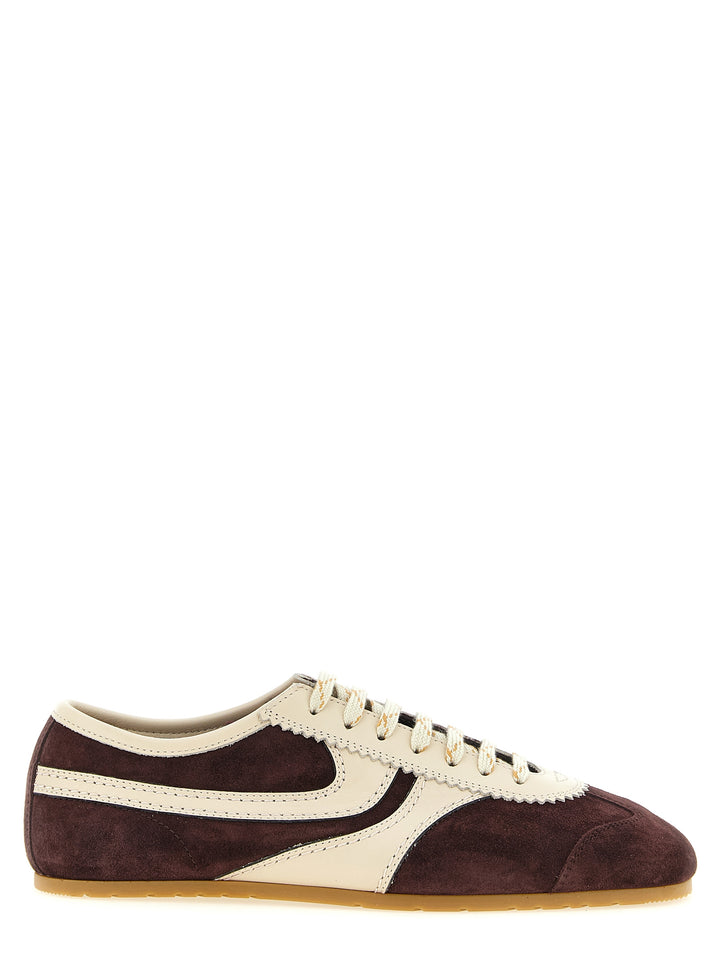 Dries Van Noten  Suede Sneakers - Bordeaux | ff973976c71176714ebf1ee54c68ca74bd51bf34