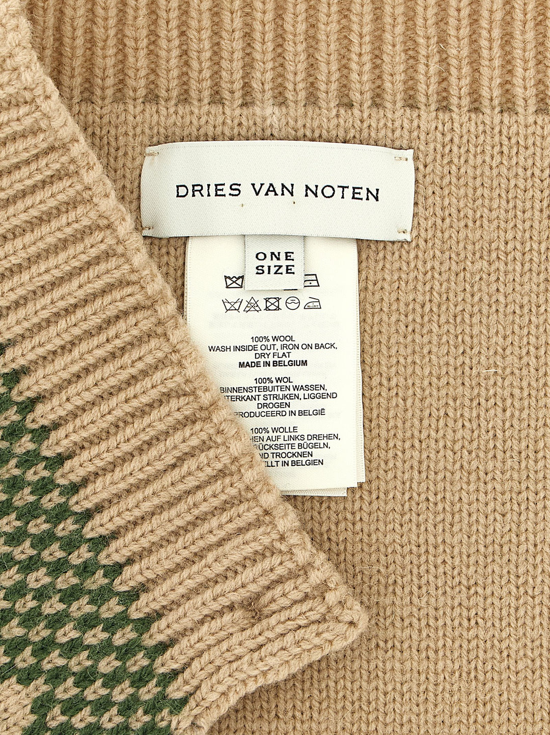 Dries Van Noten  Martim Scarves and Foulards - Beige | 1cc13b2102a441fca659d3e0c3afa0b08eb9f289