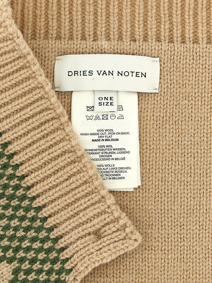 Dries Van Noten  Martim Scarves and Foulards - Beige | 1cc13b2102a441fca659d3e0c3afa0b08eb9f289