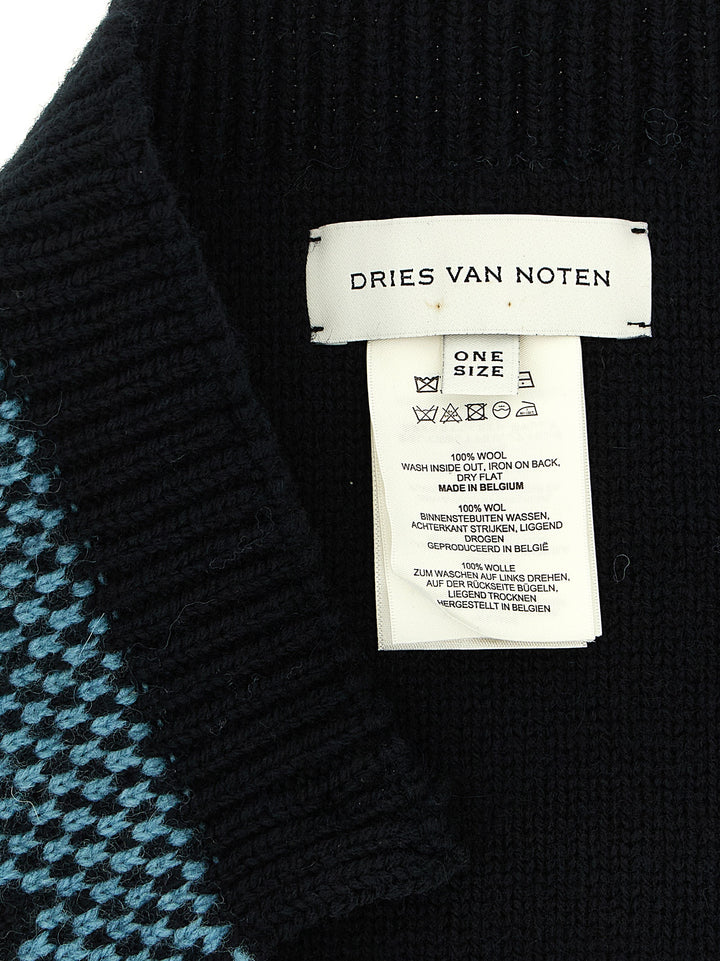 Dries Van Noten  Martim Scarves and Foulards - Blue | f0eaee52e59aaa1ee53d439865305d87315685b5