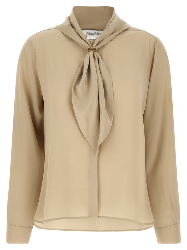 Mxmdry Shirt And Blouse Beige