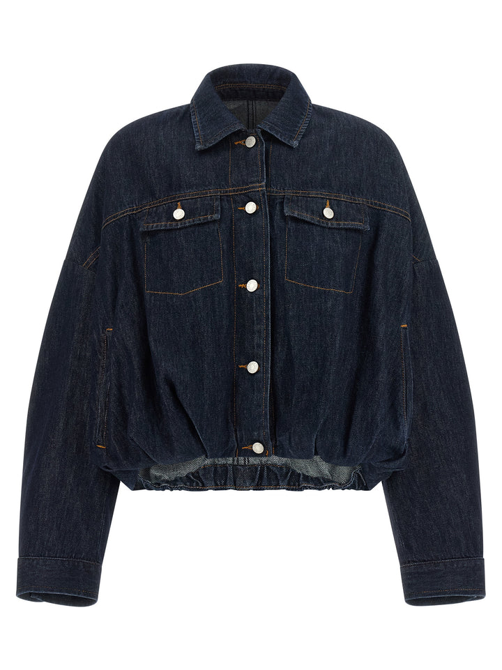 Dries Van Noten  Vesto Puffer Jackets - Blue | 3d9deda8d3eabf7c19eeb4da94ad65e1de5a8fb1