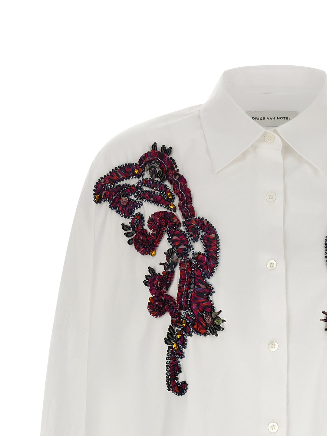 Dries Van Noten  Casia Shirt and Blouse - White | 8c12b2f1fae2b0f4c3d89bfd898c59164b5e0730