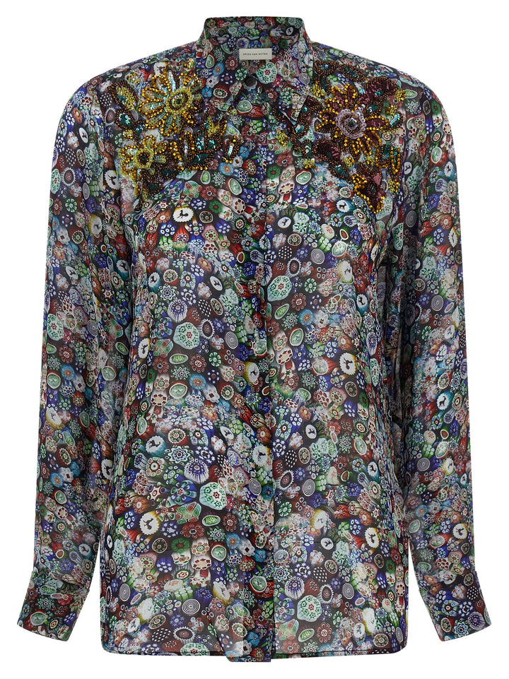 Dries Van Noten  Glass Kaleidoscope Shirt and Blouse - Multicolor | 34bf5439b91265ef5ca4e3860dd0defd4a708e54