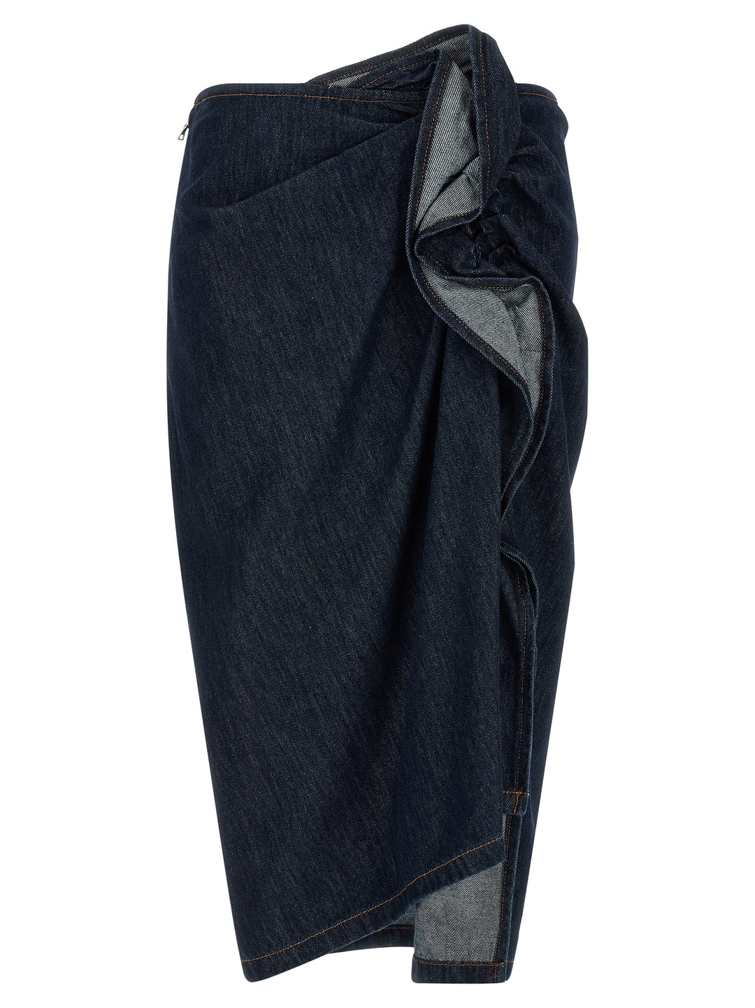 Dries Van Noten  Draped Skirt Skirts - Blue | 54ccbc2182325fc5116b3c856470a0aa5dc79ae1
