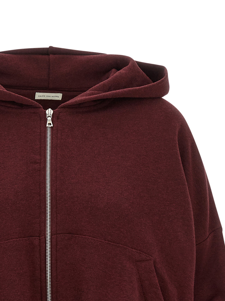 Dries Van Noten  Hannett Sweatshirt - Bordeaux | 353adfcf523c6f908098ab0126b5a56520172218