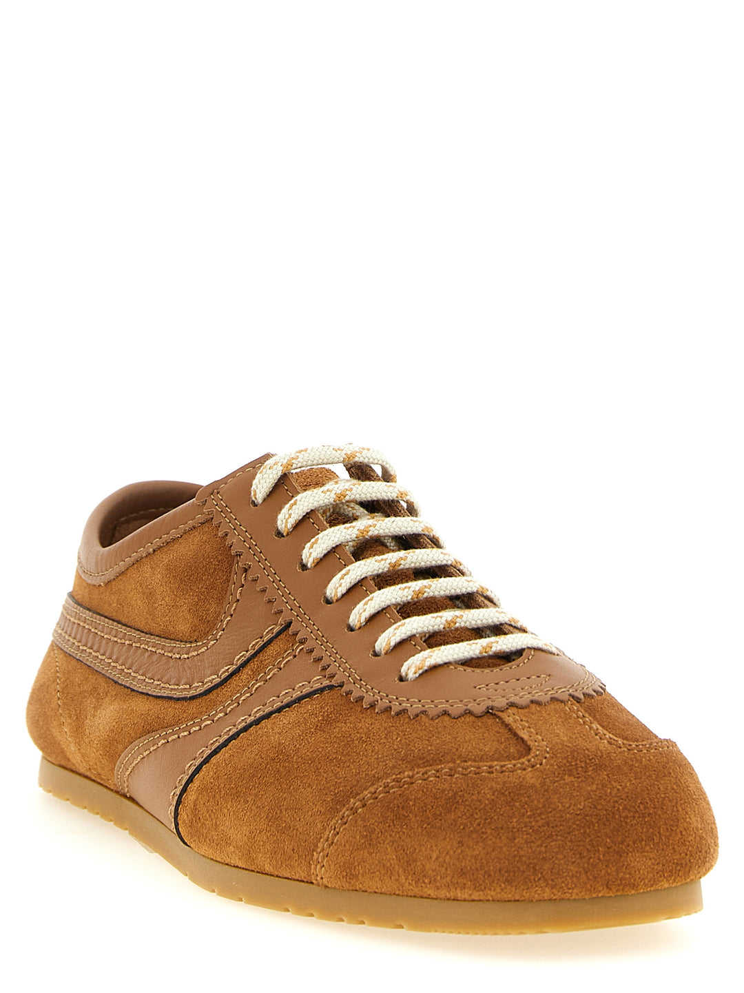 Dries Van Noten  Suede Sneakers - Brown | 012456dc36d3fa168d319d39b345fbdda2bfb318