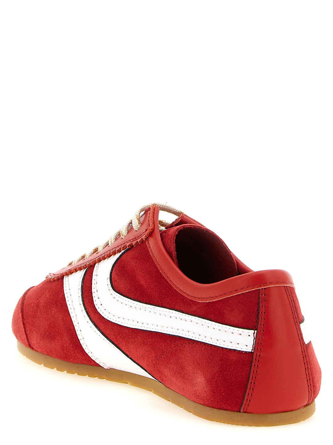 Dries Van Noten  Suede Sneakers - Red | 20e116af4c2f9ad79a4f75f23087ca2e287a12b6