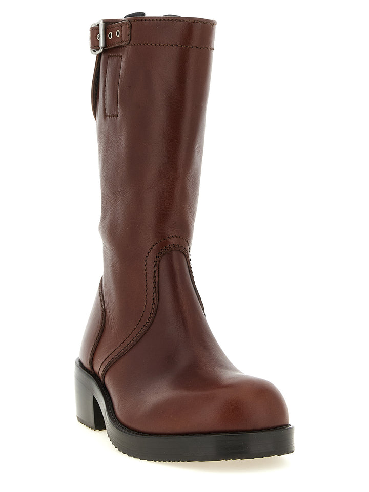 Dries Van Noten  Biker Boots and Ankle Boots - Brown | a722a7de421e02bd1668a92924e339679662b022