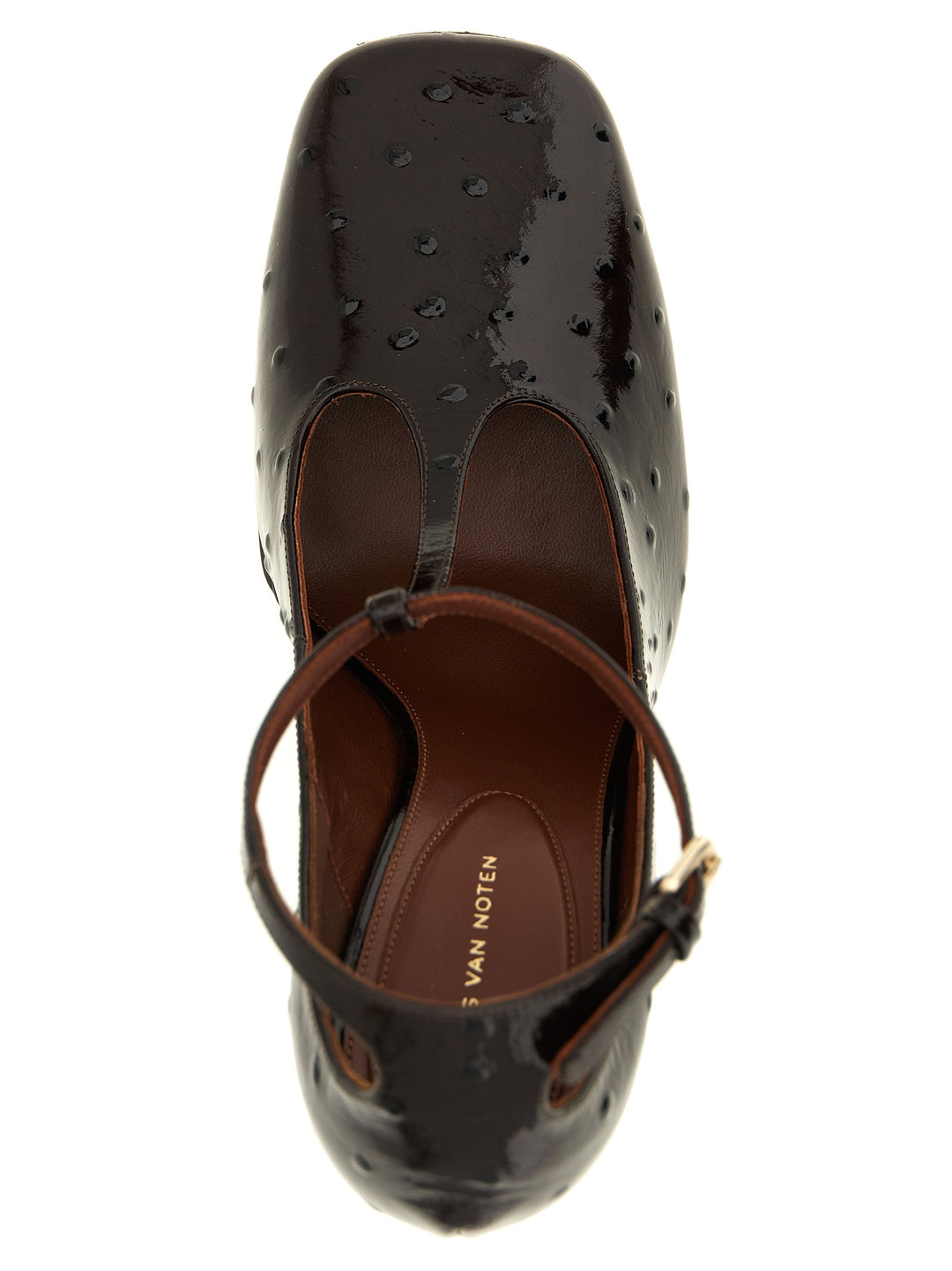 Dries Van Noten  Sculptural Heel Pumps Wedges - Bordeaux | 598ea7b4d4846f8374603d9fdc63301c5f454dea