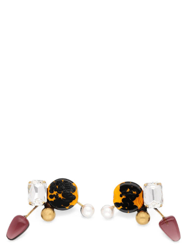 Hand-Painted Earrings Jewelry Multicolor