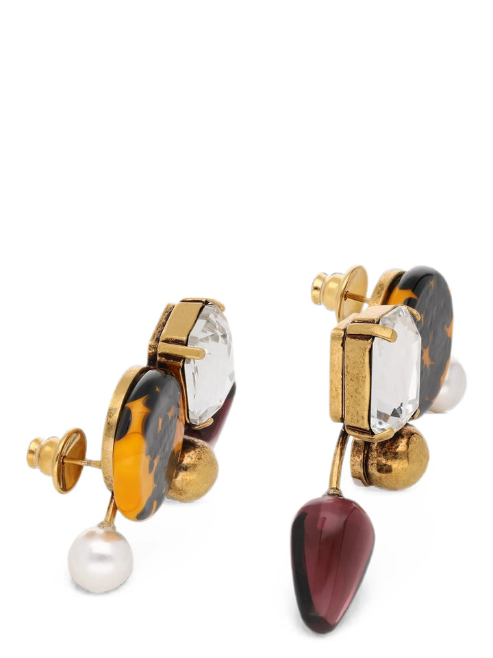 Dries Van Noten  Hand-Painted Earrings Jewelry - Multicolor | d08fc430acb62786168043e6d9226661cecee8ec