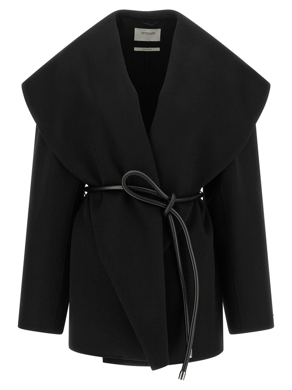 Spxuguale Coats And Trench Coats Black