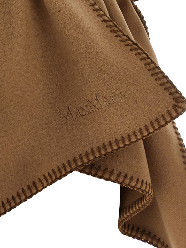Max Mara Mxacolomba Capes - Beige | 08046b8c807d112a87f6b93cec141c32f02a433f