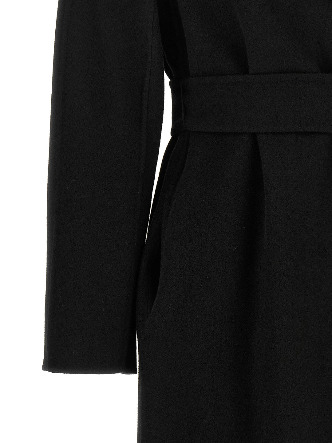 Max Mara Studio Mstcles Coats and Trench Coats - Black | c999c365f7786b0b3072d9f5166641d11786ed66