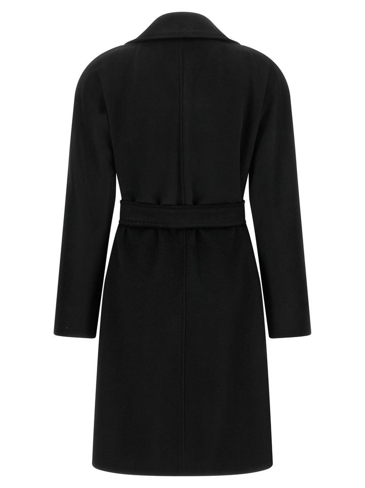 Max Mara Studio Dravenna Coats and Trench Coats - Black | 13fe233fb0d582f62907c0ac2ba9330b26a4238f