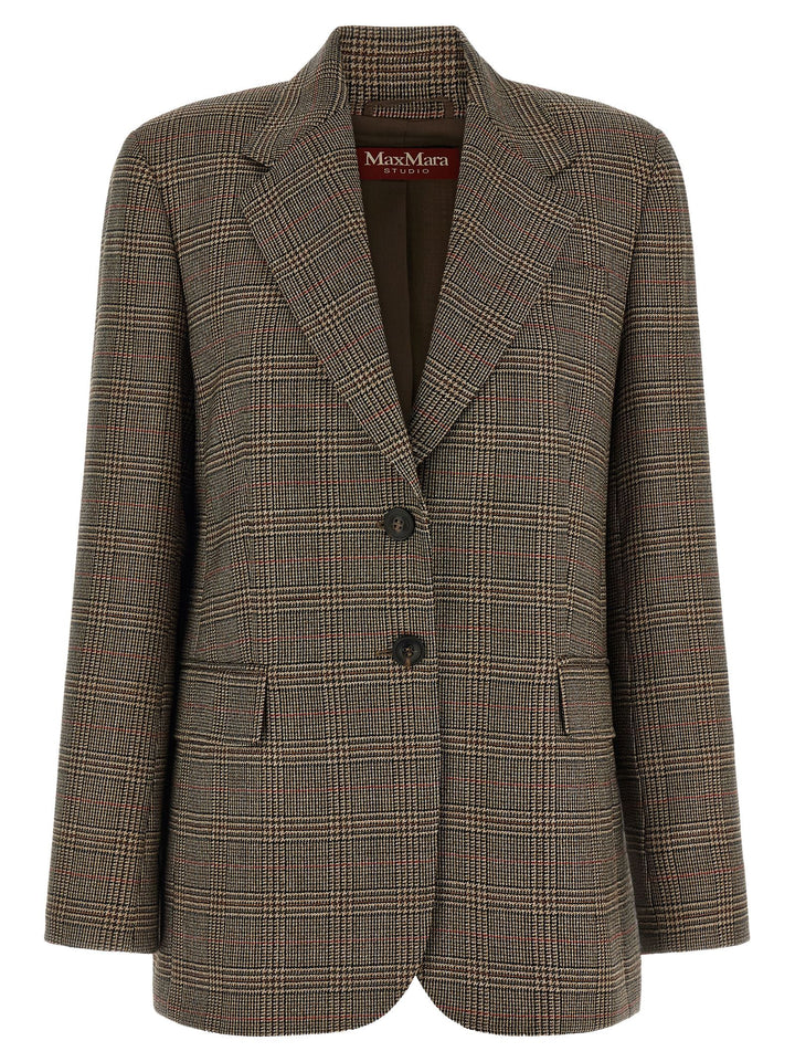 Max Mara Studio Mstalca BlazerS - Brown | c9671442843a852937390333d90e6ed423a037cc