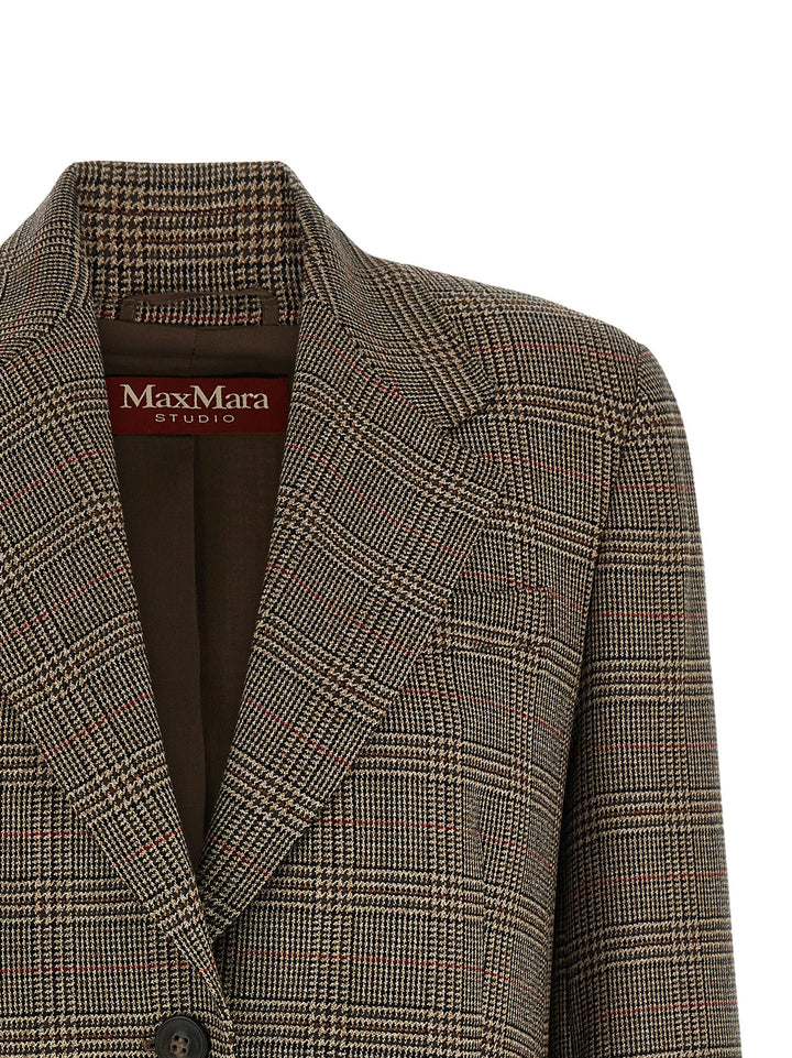 Max Mara Studio Mstalca BlazerS - Brown | 64978165088ba8e5bbadc8a688b3bc95672dce3b