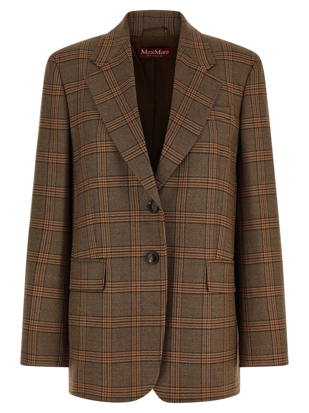 Max Mara Studio Mstalca BlazerS - Brown | 3d2a0c56108638346544b018c03bb49ae3916a56