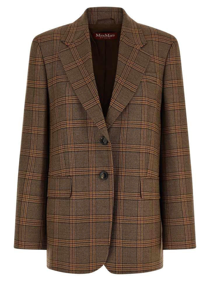 Max Mara Studio Mstalca BlazerS - Brown | 3d2a0c56108638346544b018c03bb49ae3916a56