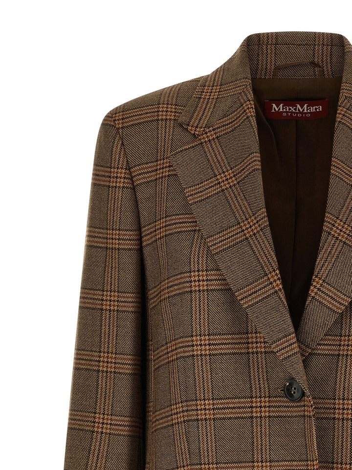 Max Mara Studio Mstalca BlazerS - Brown | 0698673ac7a1be25c3edefed0d6d607e479aea78