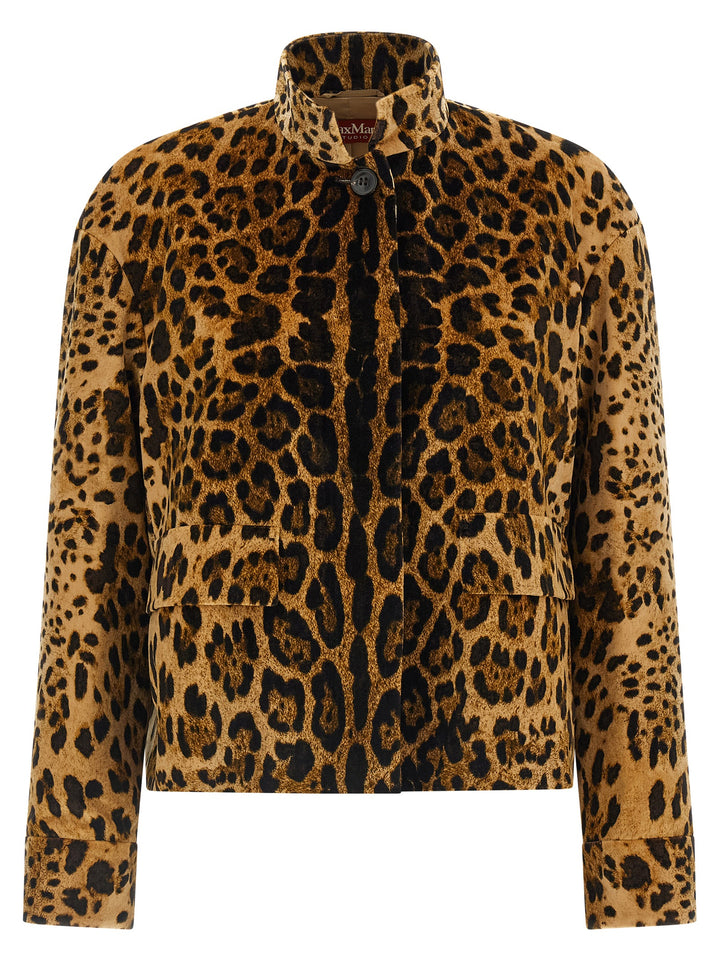 Max Mara Studio Mstedro Puffer Jackets - Brown | 29b506b16f1326ffa38ac07083e7d2791b04753f