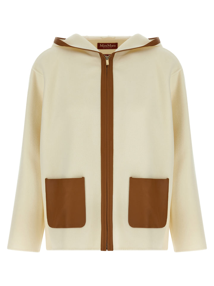 Max Mara Studio Mstcomica Coats and Trench Coats - White | 544f8e30ed681e95cce4075c82709013b2a4ec49
