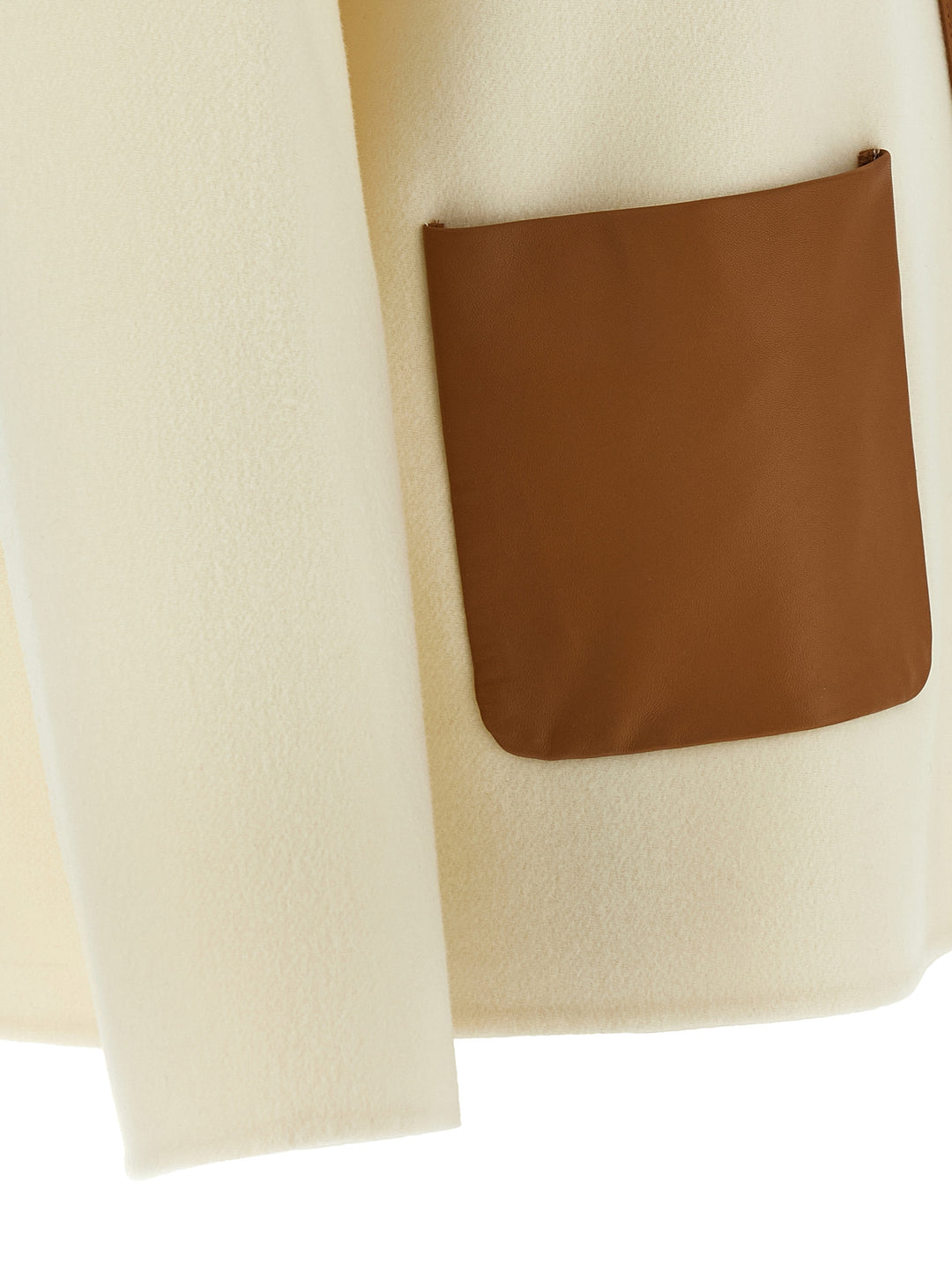 Max Mara Studio Mstcomica Coats and Trench Coats - White | 016990c72297326fa4723e6aa42ce5dd2f043b10