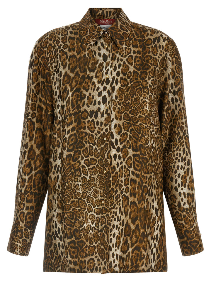 Max Mara Studio Mstaffari Shirt and Blouse - Brown | 4124ead43c11e200accc6fbc46804a20fbcb2ce0