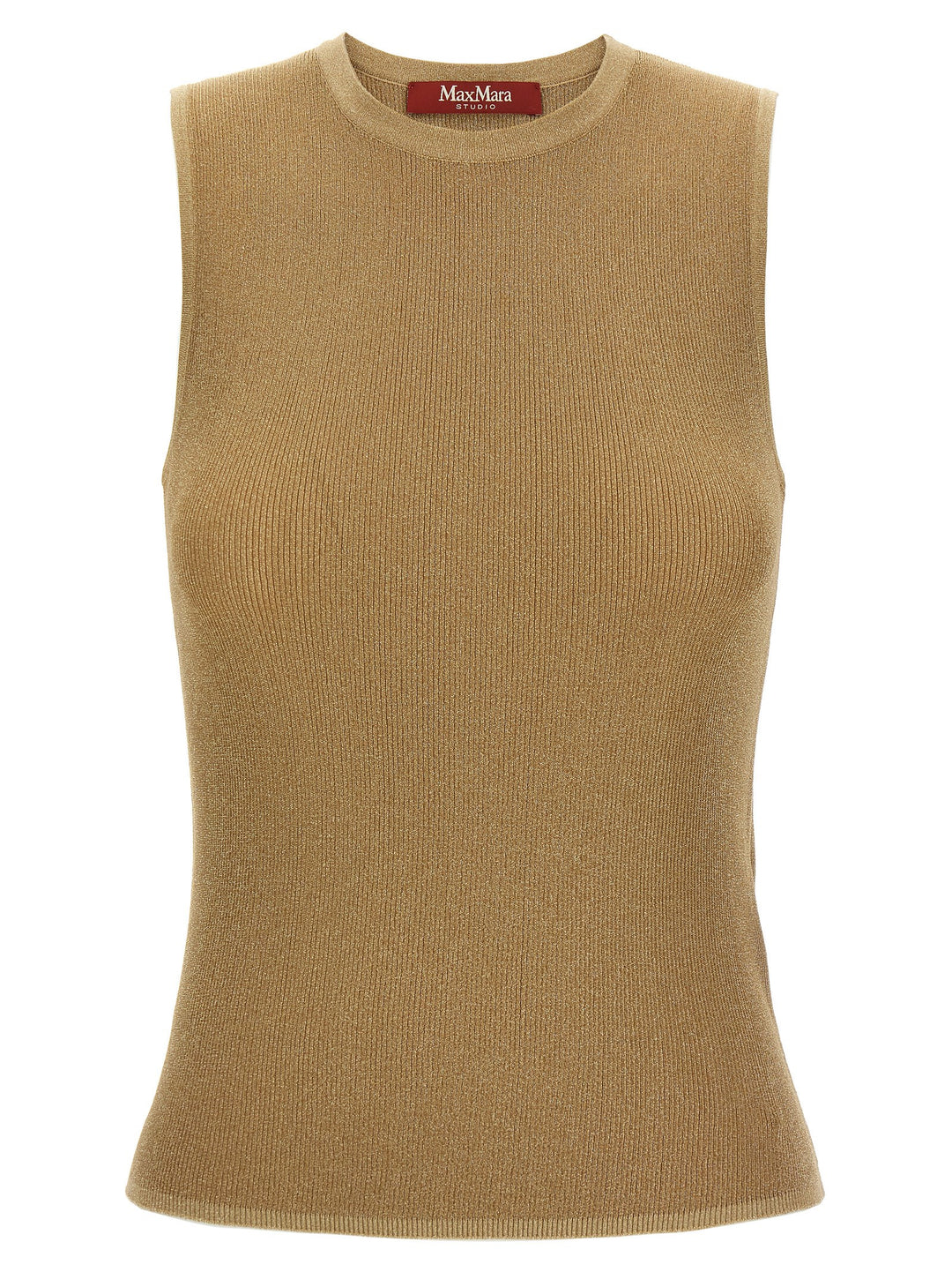 Max Mara Studio Mstsante Tops - Gold | 552095a0fe06a07f861ce379a191b15830081078