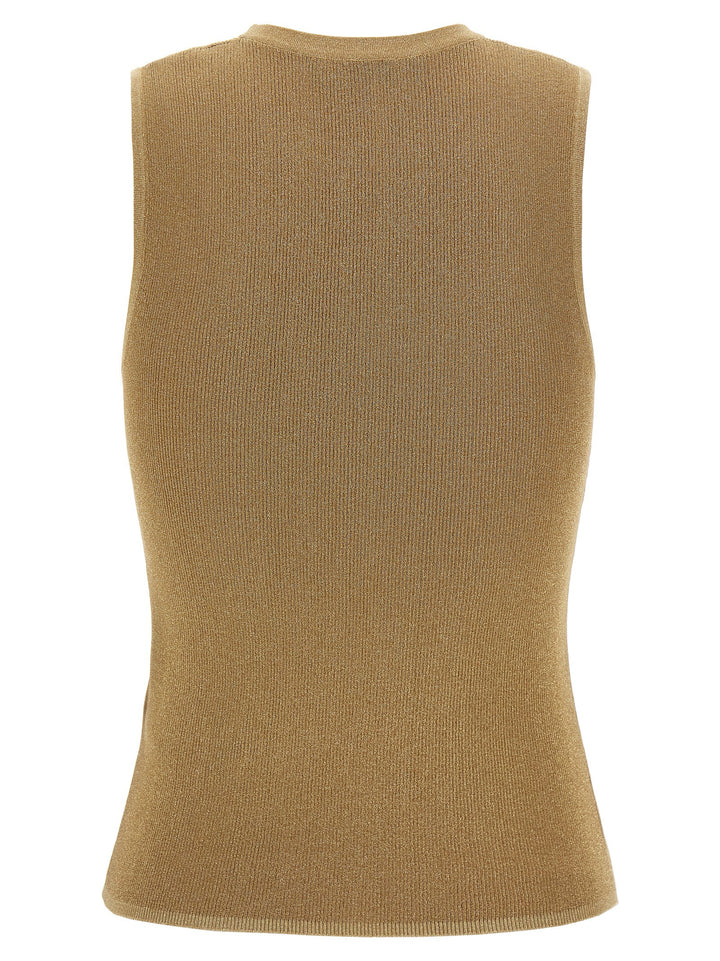 Max Mara Studio Mstsante Tops - Gold | bfa2da8649baf9d810768bf0e6ea98d039d624c3