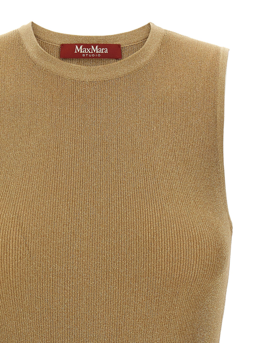Max Mara Studio Mstsante Tops - Gold | ed6671a03def6c272e6f6b388cd2b5a4d96380c0
