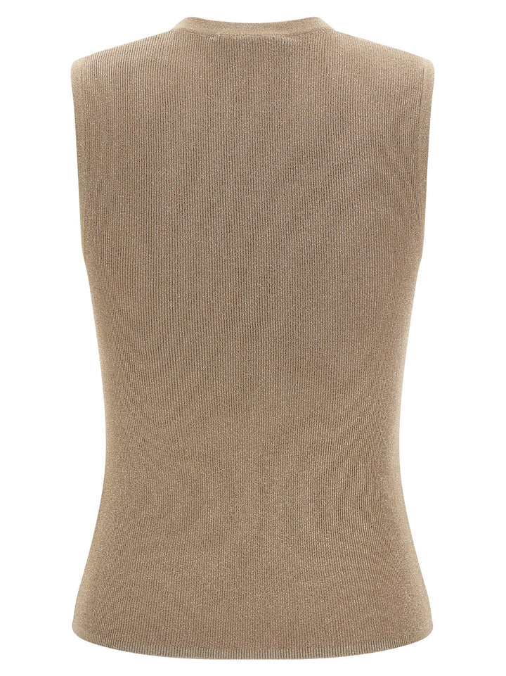 Max Mara Studio Mstsante Tops - Beige | 6dc18b01fa00e6e4341fdb6cd8fb21c3889a1509