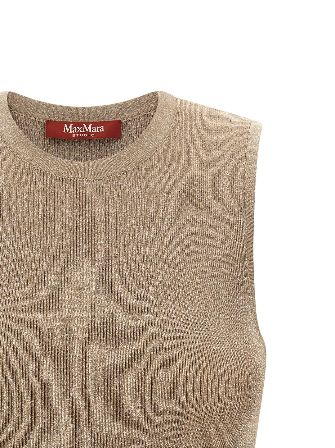 Max Mara Studio Mstsante Tops - Beige | f9ee39d651659beb343475a83b19b4569a32cebd
