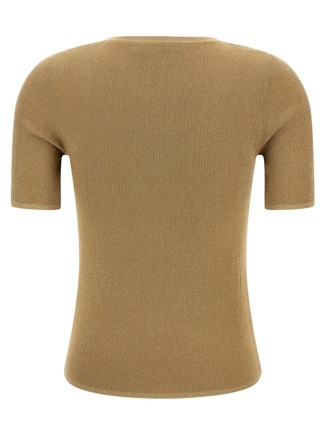 Max Mara Studio Mstsequoia T-shirt - Gold | 559ff222856613a63c78fad86fc33f1f5badaa73