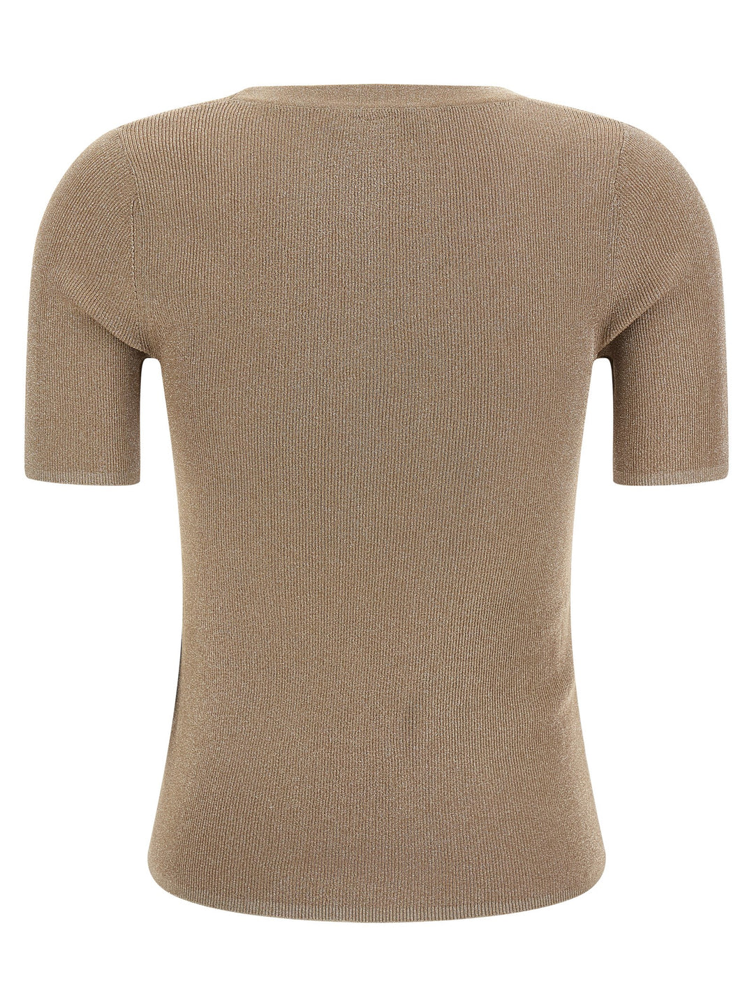 Max Mara Studio Mstsequoia T-shirt - Beige | 3ab8cdcae93e933b5de9bdd1616f8fbcbb685a44