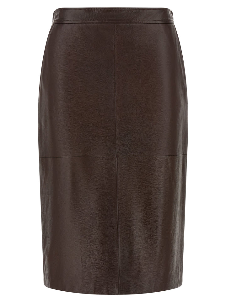Max Mara Studio Msttimore Skirts - Brown | eaaa85b95666fe32e19746af3340b46f29cb8583
