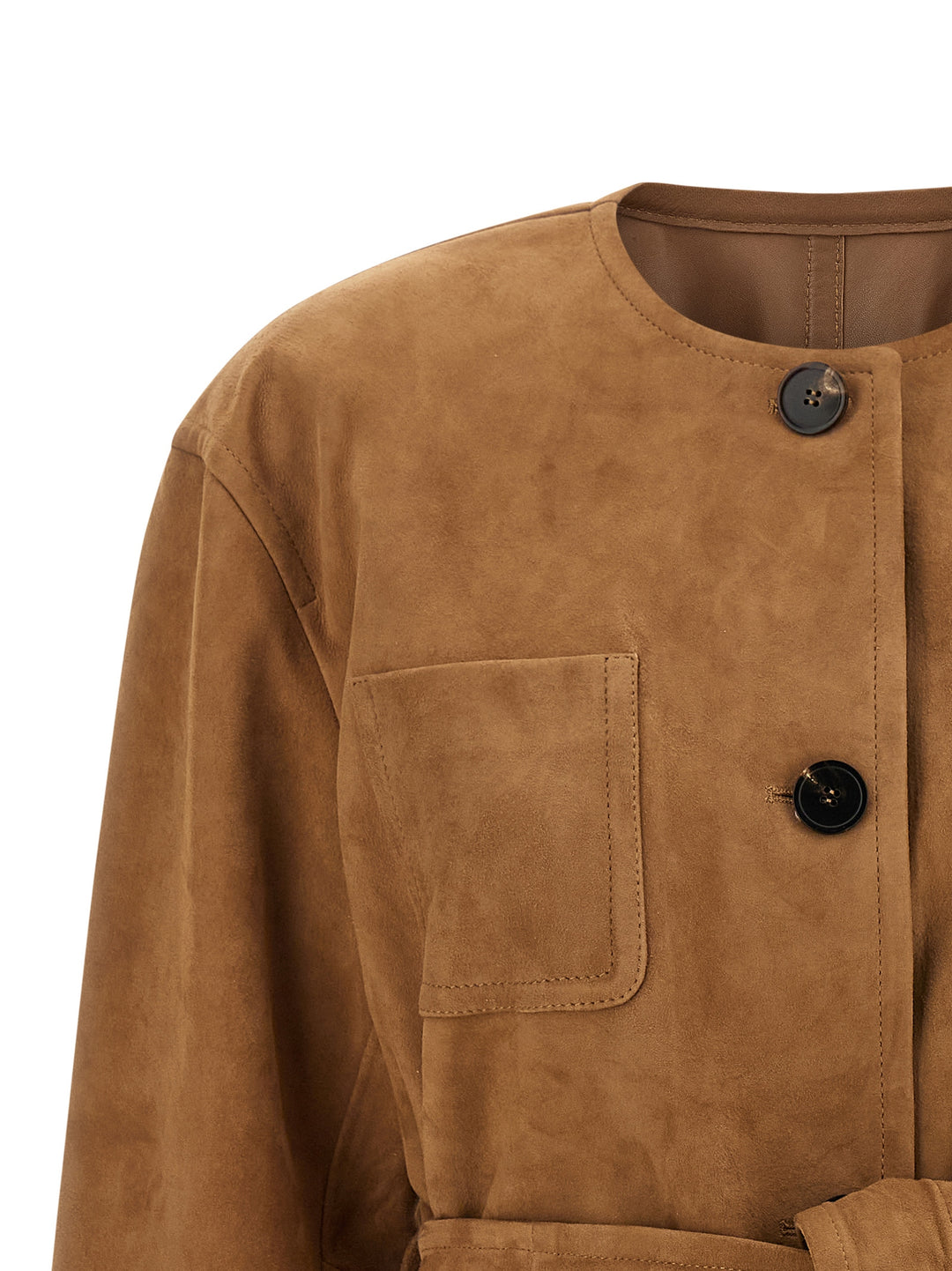 Max Mara Studio Mstboemia Puffer Jackets - Brown | d91fd0da93bc7f68b78285880a6936c4f44a0315