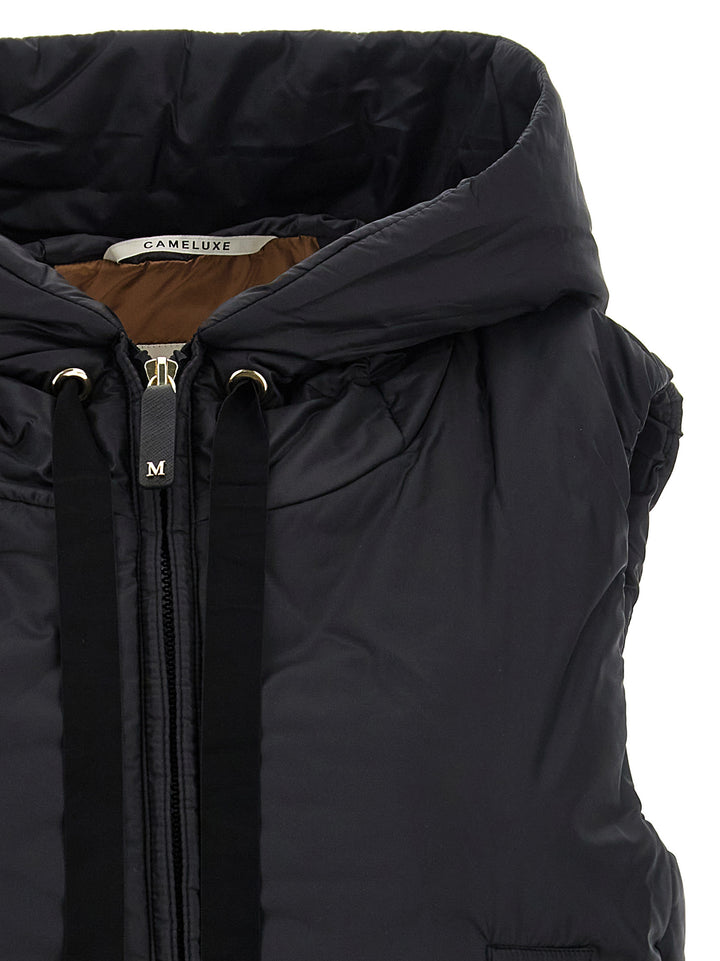Max Mara The Cube Greengo Gilet - Black | 59ec42ee487ed9483ef5fccc29ab4600dfaad1f9